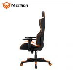 Silla Gamer Meetion CHR15 Negro, Blanco y Naranjo - Imagen 3