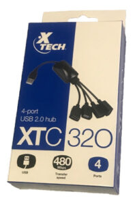 HUB 4 Puertos USB 2.0 Xtech XTC-320 - Imagen 3