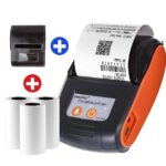 Impresora Térmica 58mm Bluetooth Portatil con funda y 3 rollos