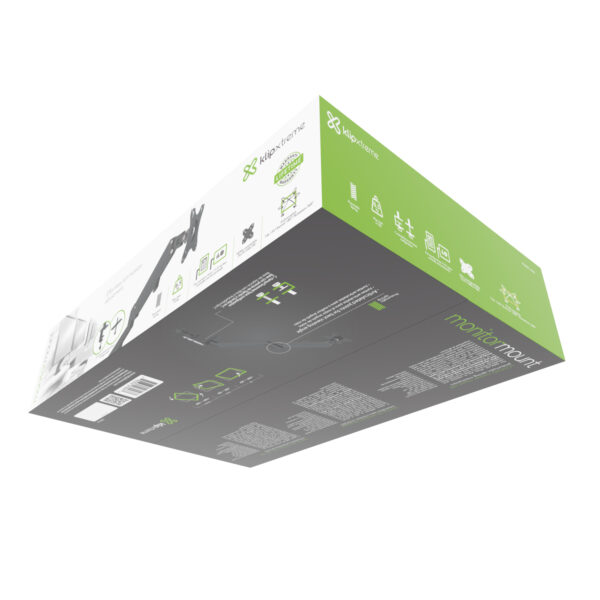 Soporte para un Monitor  17" A 27" con mecanismo de resorte neumático articulado hasta 6,5kg Klip Xtreme - Imagen 7