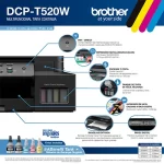 Multifuncional Brother DCPT520W con Wifi y Wifi Direct Tinta Continua - Imagen 2