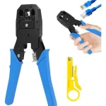 Crimpeadora para RJ45 + pela cable, color al azar