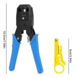 Crimpeadora para RJ45 + pela cable, color al azar - Imagen 2