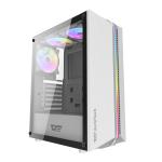 Gabinete darkFlash DK151, ATX, ABS, Tempered Glass, BLANCO