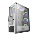 Gabinete darkFlash DK151, ATX, ABS, Tempered Glass, BLANCO - Imagen 2