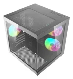 Gabinete Gamer Aigo Apollo A275 Panoramic Glass (M-ATX) NEGRO - Imagen 3