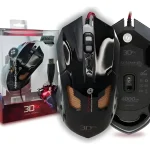 Mouse Gamer Alámbrico 3DFX Stricker 4000 DPI (Modelo 7521)